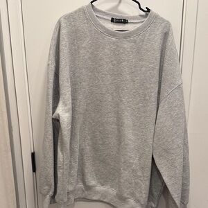 Light Gray Crewneck Sweater
